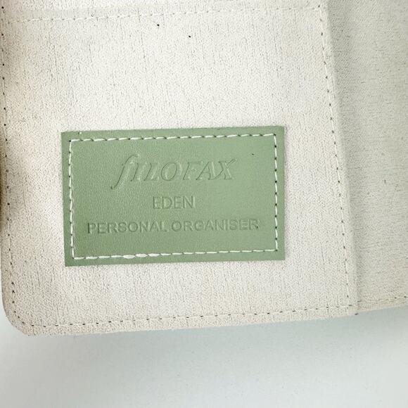 Filofax Eden Canvas Personal Organizer Agenda W/Inserts 7.5” x 5.5” - Picture 5 of 9